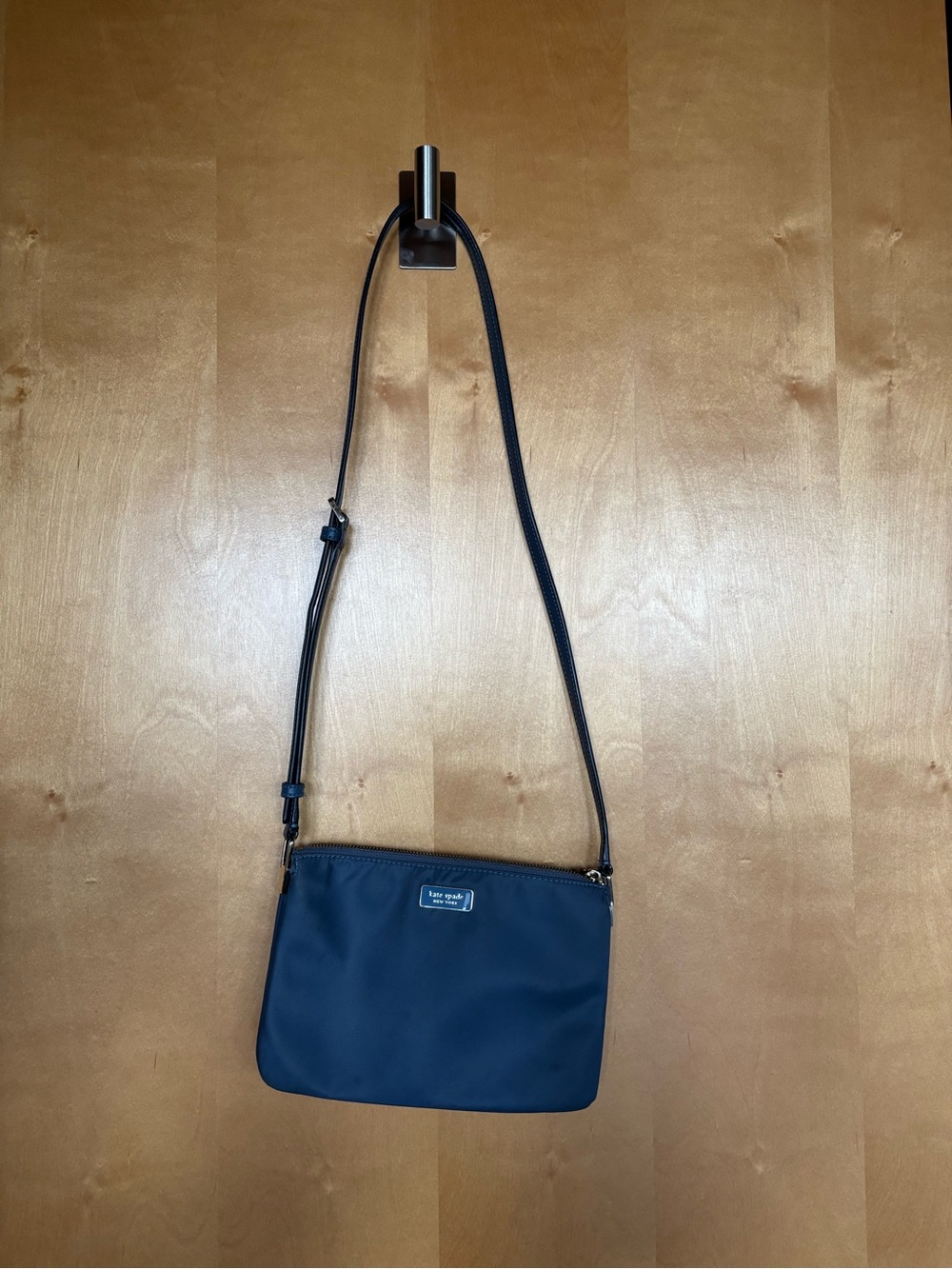 kate spade Blue Vinyl Crossbody Bag